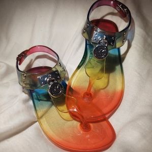 Michael Kors girls jelly sandals